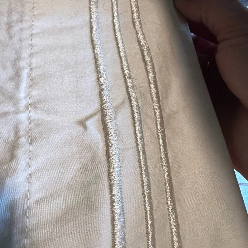 Cream King Size Pillowcase